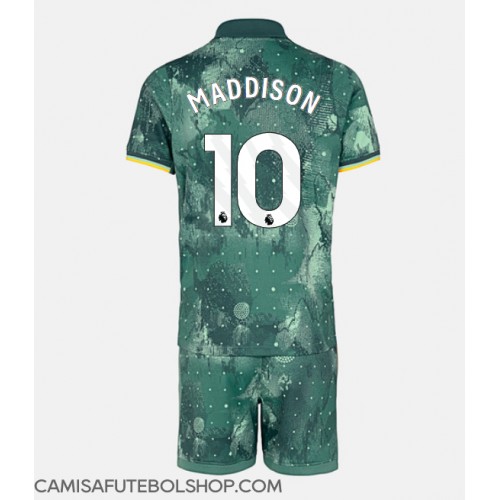 Camisa de time de futebol Tottenham Hotspur James Maddison #10 Replicas 3º Equipamento Infantil 2024-25 Manga Curta (+ Calças curtas)